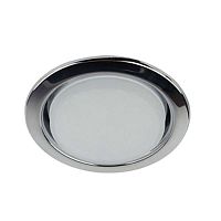 Светильник встраиваемый "Slim" Эра KL35 CH 220В GX53 11Вт IP20 Хром 105х90х40мм картинка 